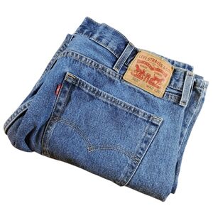 Levi’s 505 Jeans  Men's 40x30 Blue Denim Regular Fit Straight Leg Medium WashT